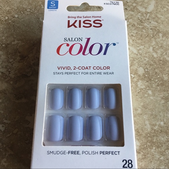 NEW KISS Salon Color Matte Lavender Press-on Nails - Picture 2 of 3